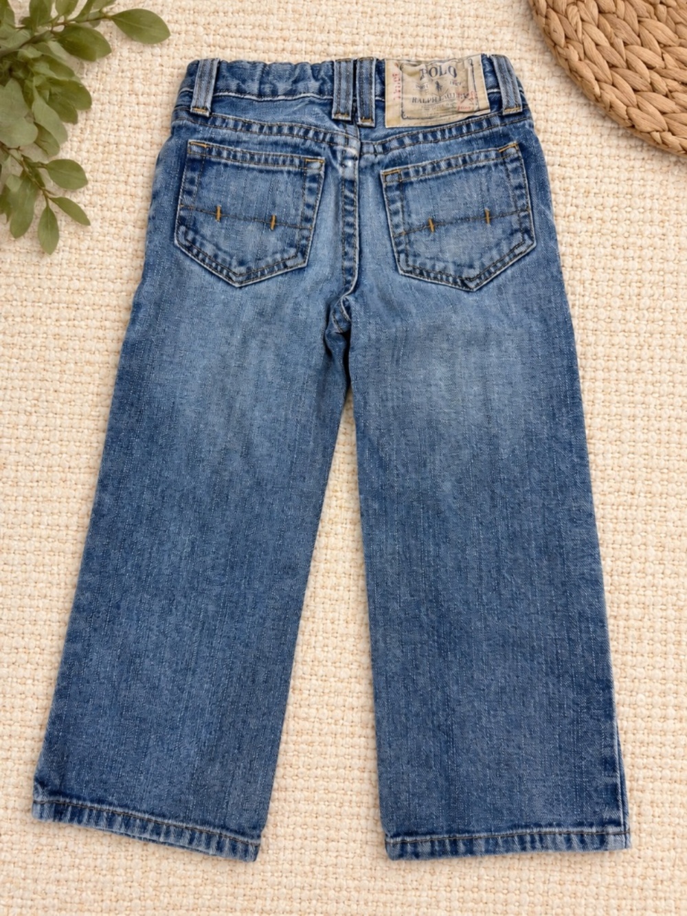 Polo Ralph Lauren Boys 3T Classic Blue Jeans 867 Adjustable Waist
